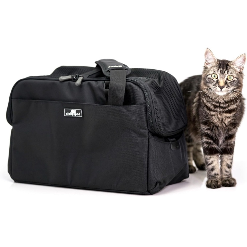 Sleepypod Atom Black Small Pet Carrier Bed Car Seat (cat dog)